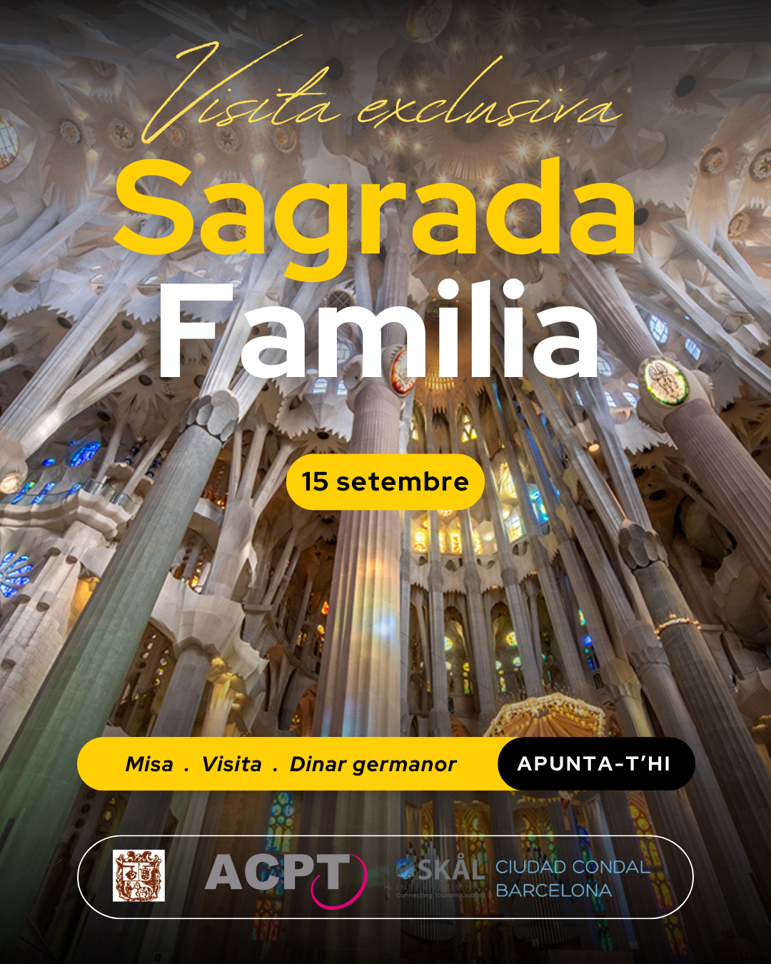 15 setembre | Visita Basílica Sagrada Família